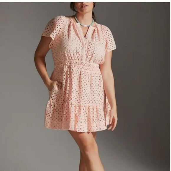 Maeve Somerset eyelet mini dress - Picture 4 of 7